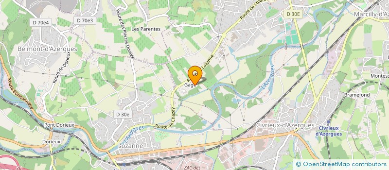 localisation de l'entreprise 882 275 811   CHAZAY-D'AZERGUES