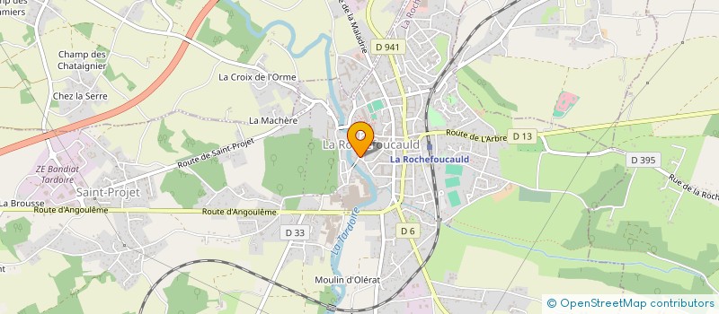 localisation de l'entreprise 882 316 136   LA ROCHEFOUCAULD-EN-ANGOUMOIS