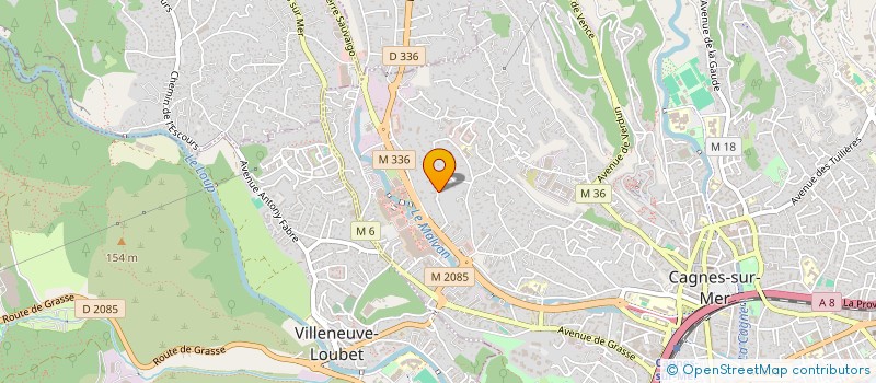 localisation de l'entreprise 882 319 668 à VILLENEUVE-LOUBET