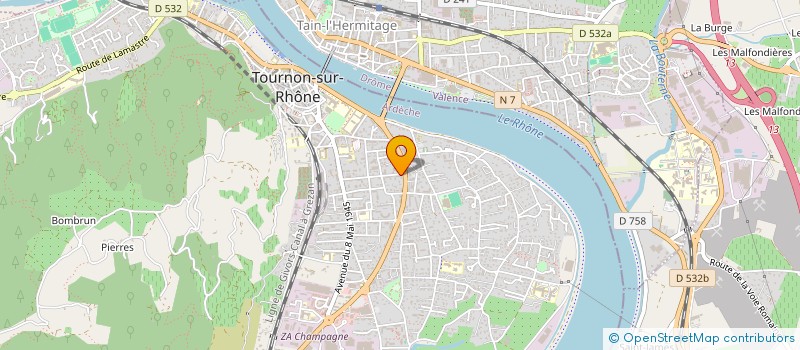 localisation de l'entreprise 882 336 613  à TOURNON-SUR-RHONE
