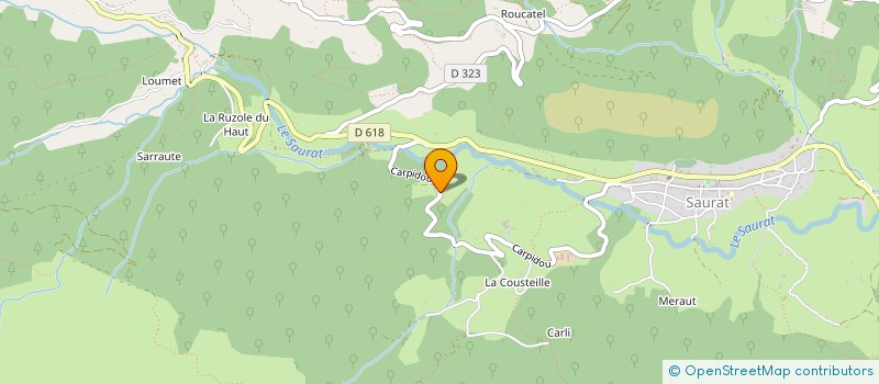 localisation de l'entreprise 882 370 463 à SAURAT