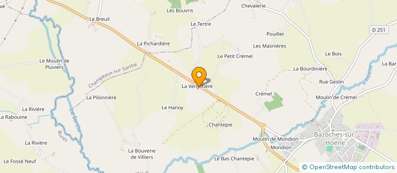 localisation de l'entreprise 882 388 457 à BAZOCHES-SUR-HOENE