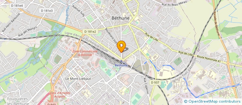 localisation de l'entreprise 882 399 322   BETHUNE