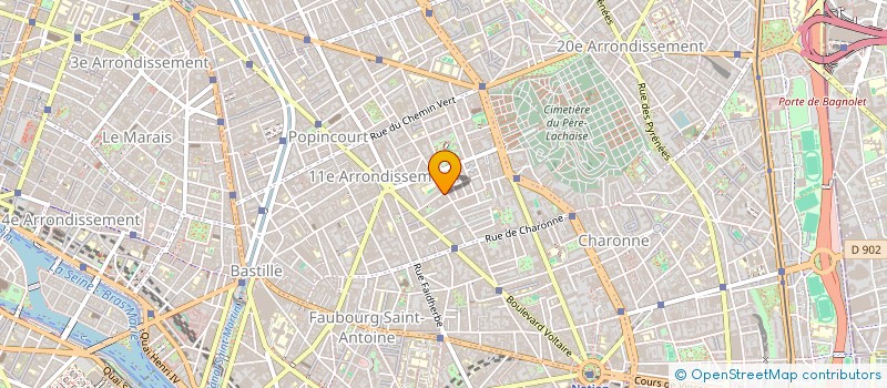 localisation de l'entreprise 882 401 011   PARIS