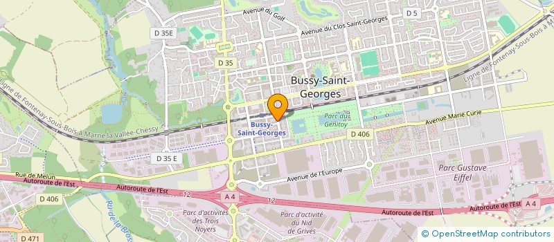 localisation de l'entreprise 882 402 290   BUSSY-SAINT-GEORGES