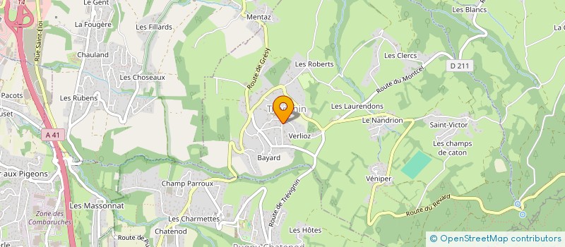 localisation de l'entreprise 882 439 508 à TREVIGNIN