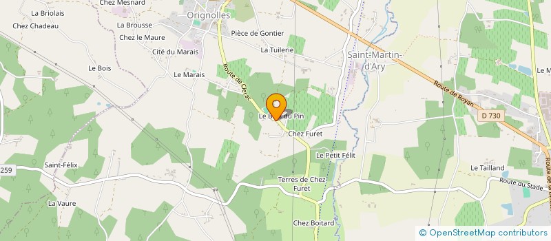 localisation de l'entreprise 882 466 428   ORIGNOLLES