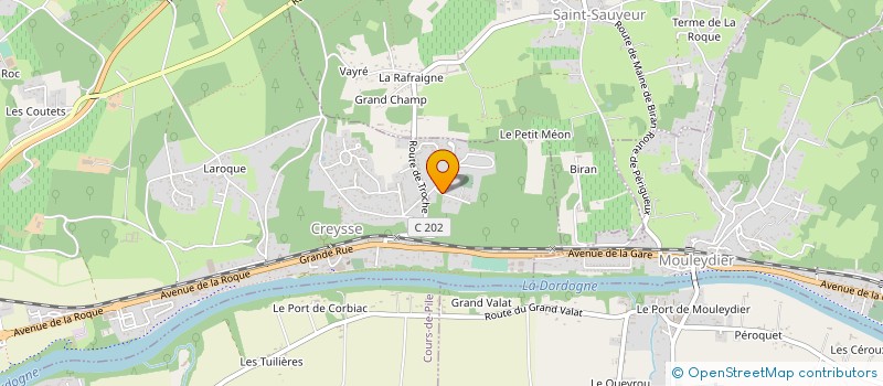 localisation de l'entreprise 882 533 441   ROUFFIGNAC-DE-SIGOULES