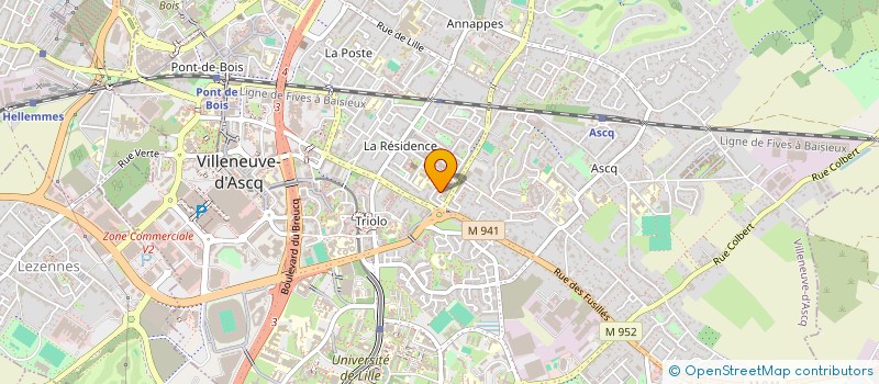 localisation de l'entreprise 882 598 816   VILLENEUVE-D'ASCQ