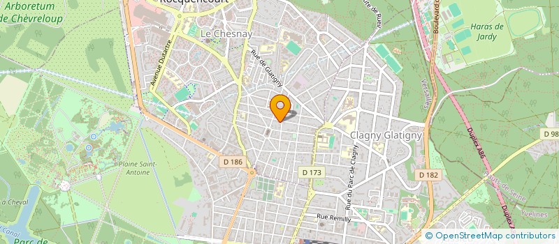 localisation de l'entreprise 882 616 188   LE CHESNAY-ROCQUENCOURT