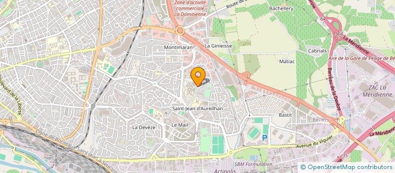localisation de l'entreprise 882 663 990   BEZIERS