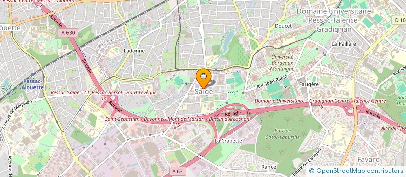 localisation de l'entreprise 882 703 242  à PESSAC