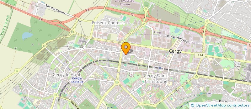 localisation de l'entreprise 882 720 170   CERGY