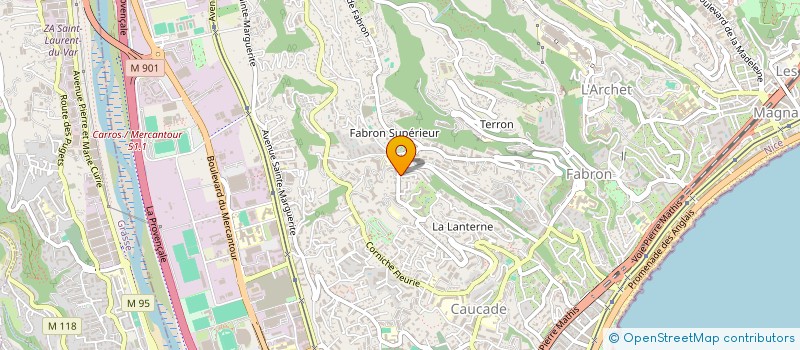 localisation de l'entreprise 882 743 909   MENTON