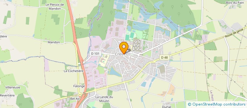 localisation de l'entreprise 882 792 427   CREVIN