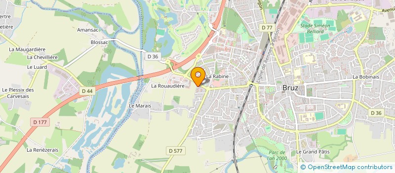 localisation de l'entreprise 882 808 629   BRUZ