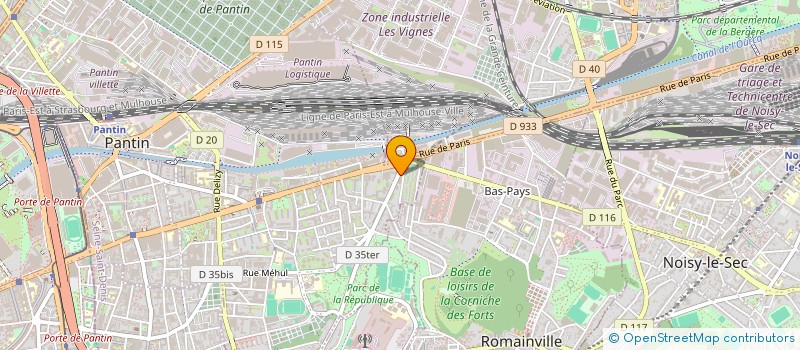 localisation de l'entreprise 882 857 204   PANTIN