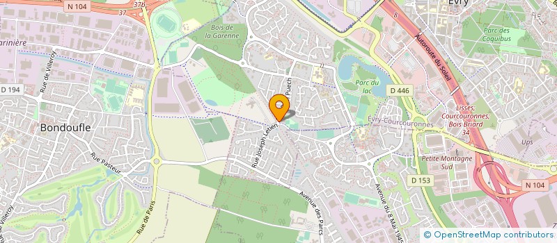 localisation de l'entreprise 882 861 040   EVRY-COURCOURONNES