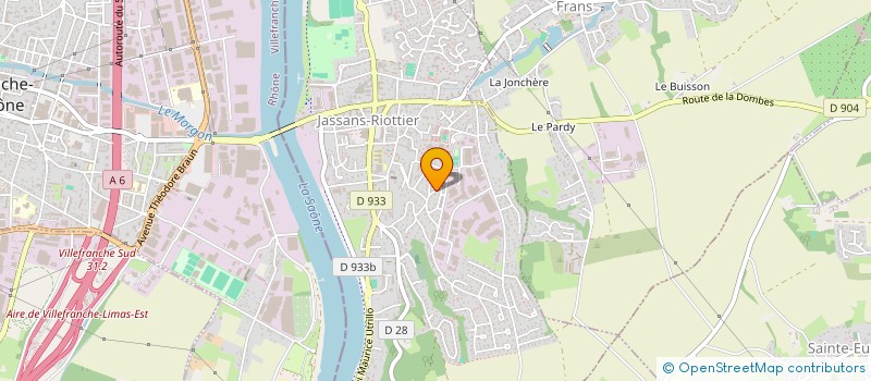 localisation de l'entreprise 882 921 448   JASSANS-RIOTTIER