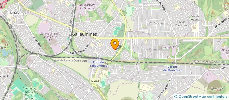 localisation de l'entreprise 882 953 706   SALLAUMINES