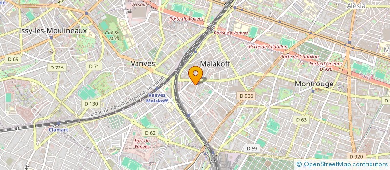 localisation de l'entreprise 882 978 752   MALAKOFF