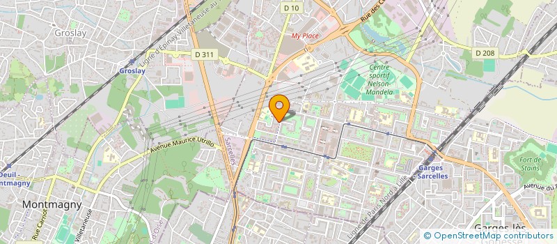 localisation de l'entreprise 882 983 505   SARCELLES