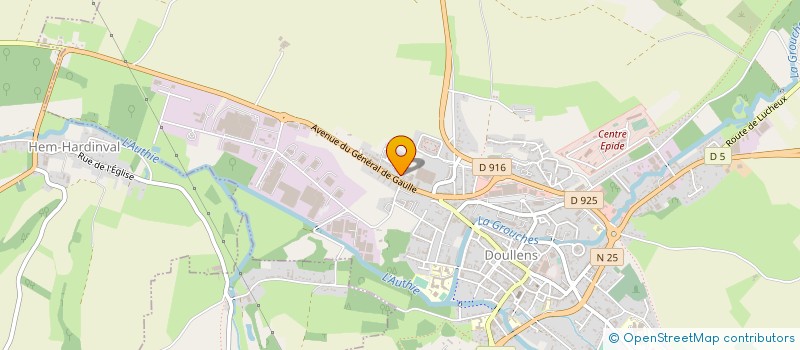 localisation de l'entreprise 882 992 530 à DOULLENS