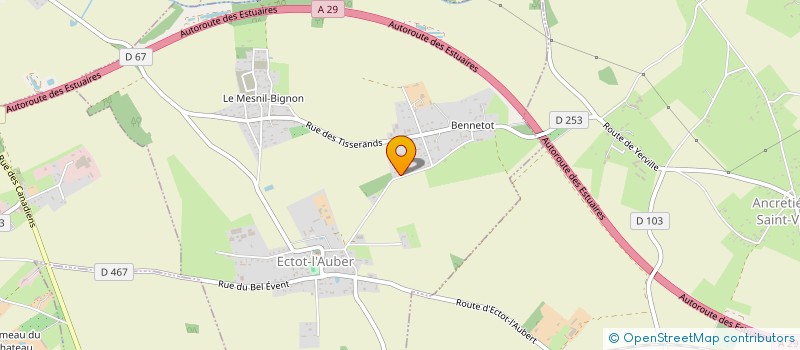 localisation de l'entreprise 883 030 256   ECTOT L'AUBER