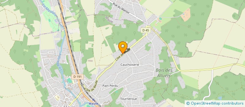localisation de l'entreprise 883 032 351 à MAULE