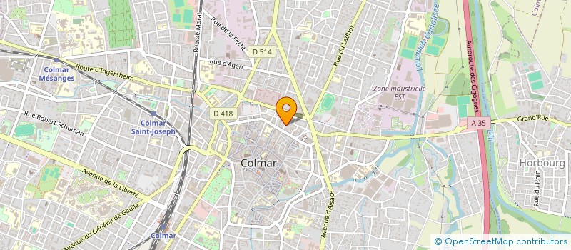 localisation de l'entreprise 883 033 870   COLMAR