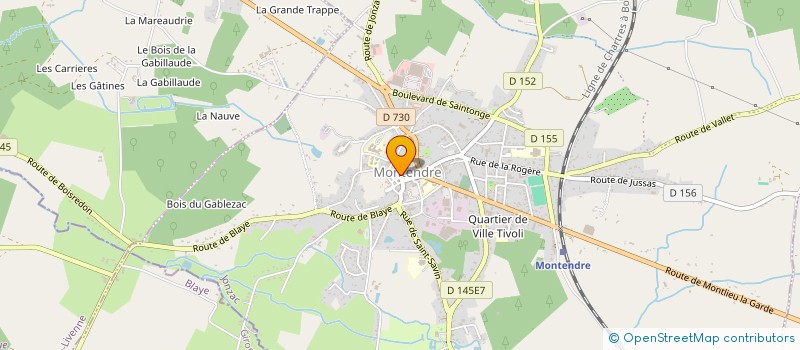 localisation de l'entreprise 883 036 246   MONTENDRE