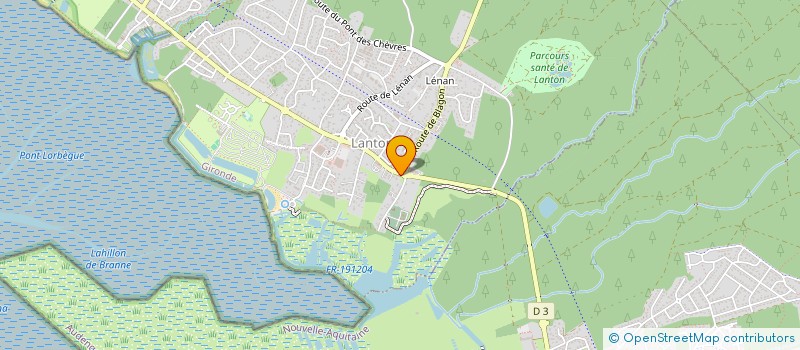localisation de l'entreprise 883 061 889   LANTON