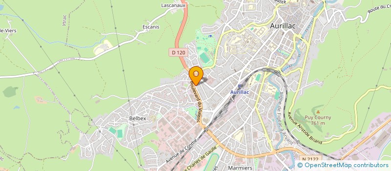 localisation de l'entreprise 883 062 945  à AURILLAC