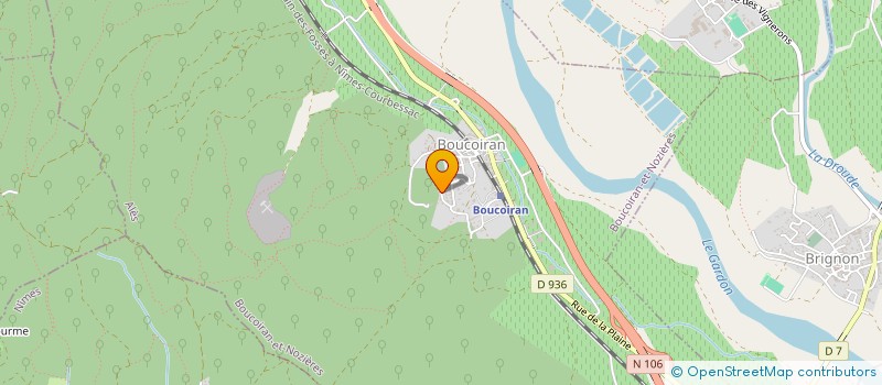 localisation de l'entreprise 883 092 033   BOUCOIRAN-ET-NOZIERES