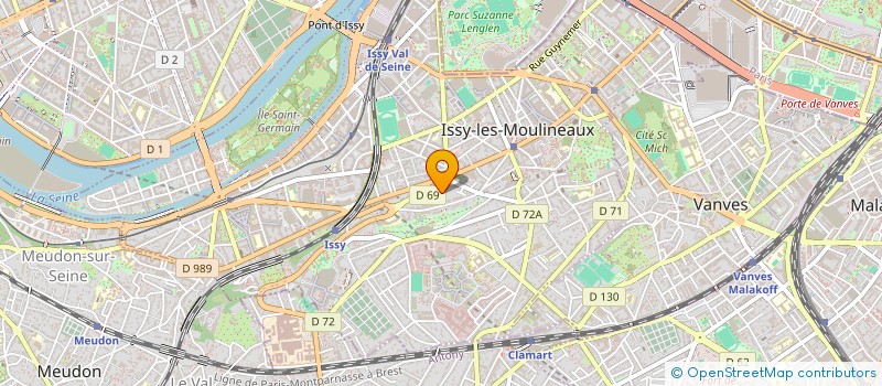 localisation de l'entreprise 883 095 150 à ISSY-LES-MOULINEAUX