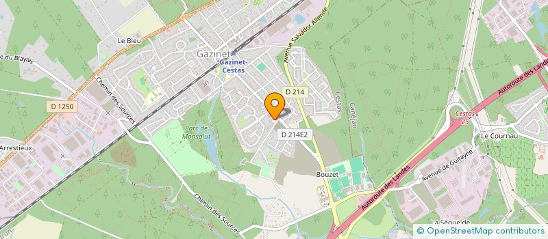 localisation de l'entreprise 883 106 510   CESTAS