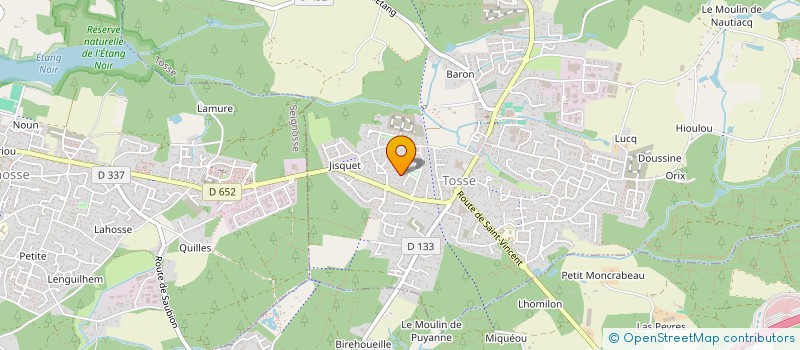 localisation de l'entreprise 883 132 763   TOSSE