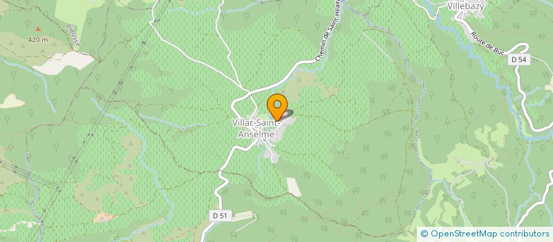 localisation de l'entreprise 883 138 364   VILLAR-SAINT-ANSELME