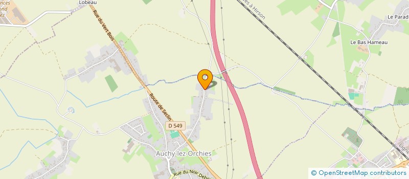 localisation de l'entreprise 883 143 141   AUCHY-LEZ-ORCHIES