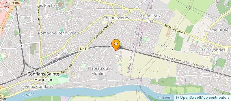 localisation de l'entreprise 883 175 739  à LA COURNEUVE