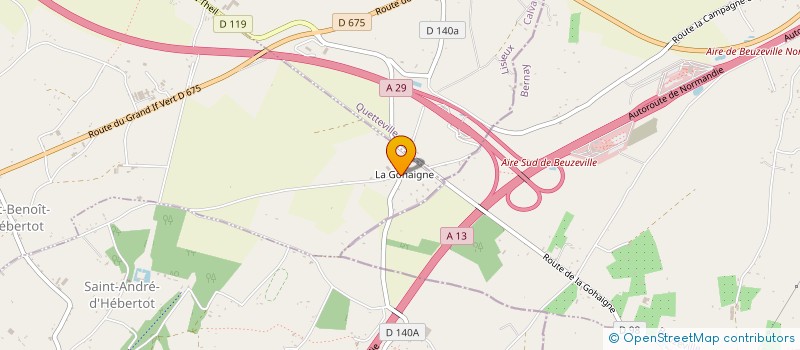 localisation de l'entreprise 883 184 038   SAINT-BENOIT-D'HEBERTOT