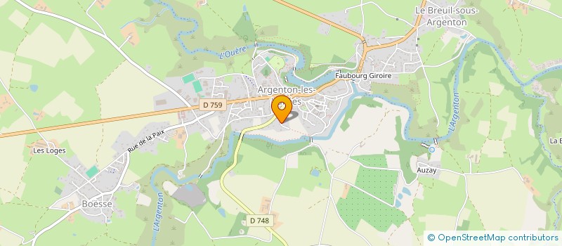 localisation de l'entreprise 883 189 656   ARGENTONNAY