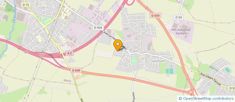 localisation de l'entreprise 883 215 030   SAULTAIN