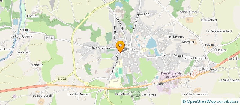 localisation de l'entreprise 883 236 432   PLEMET