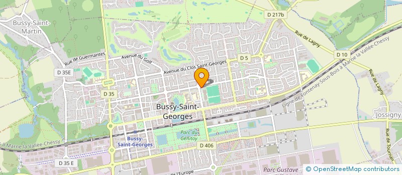 localisation de l'entreprise 883 239 915   BUSSY-SAINT-GEORGES