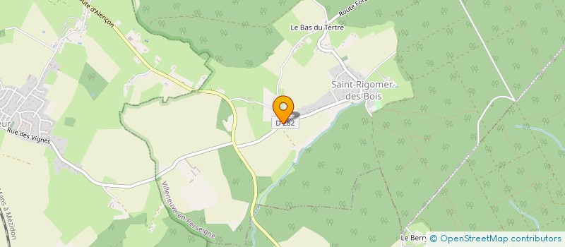 localisation de l'entreprise 883 247 579   VILLENEUVE-EN-PERSEIGNE