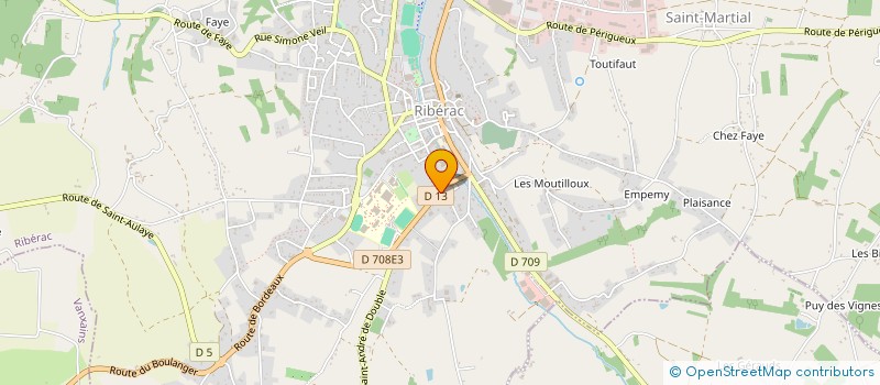 localisation de l'entreprise 883 248 122   RIBERAC