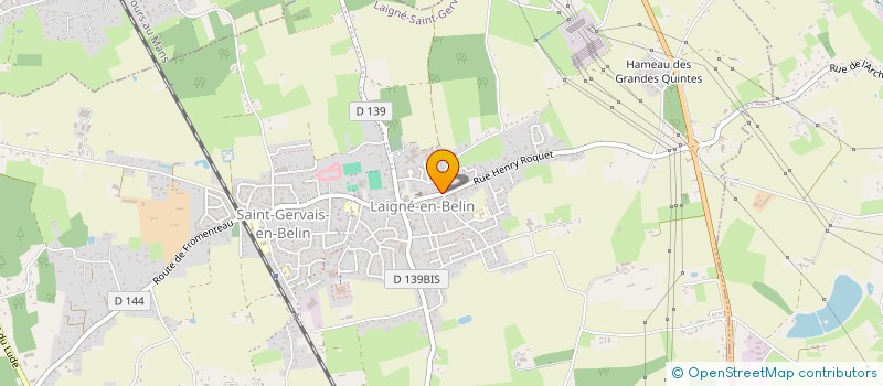 localisation de l'entreprise 883 272 825   LAIGNE-SAINT-GERVAIS