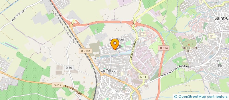 localisation de l'entreprise 883 316 366   ELNE