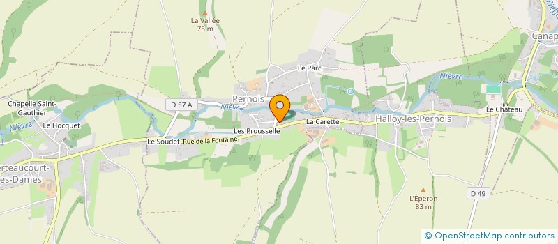 localisation de l'entreprise 883 319 766   PERNOIS